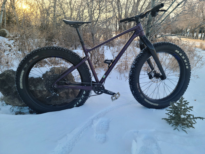 fatbike with carbon wheels
