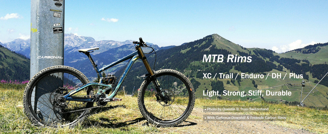 Carbonal mountain bike rim, mtb rims.